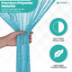 String Curtain Panel - Turquoise